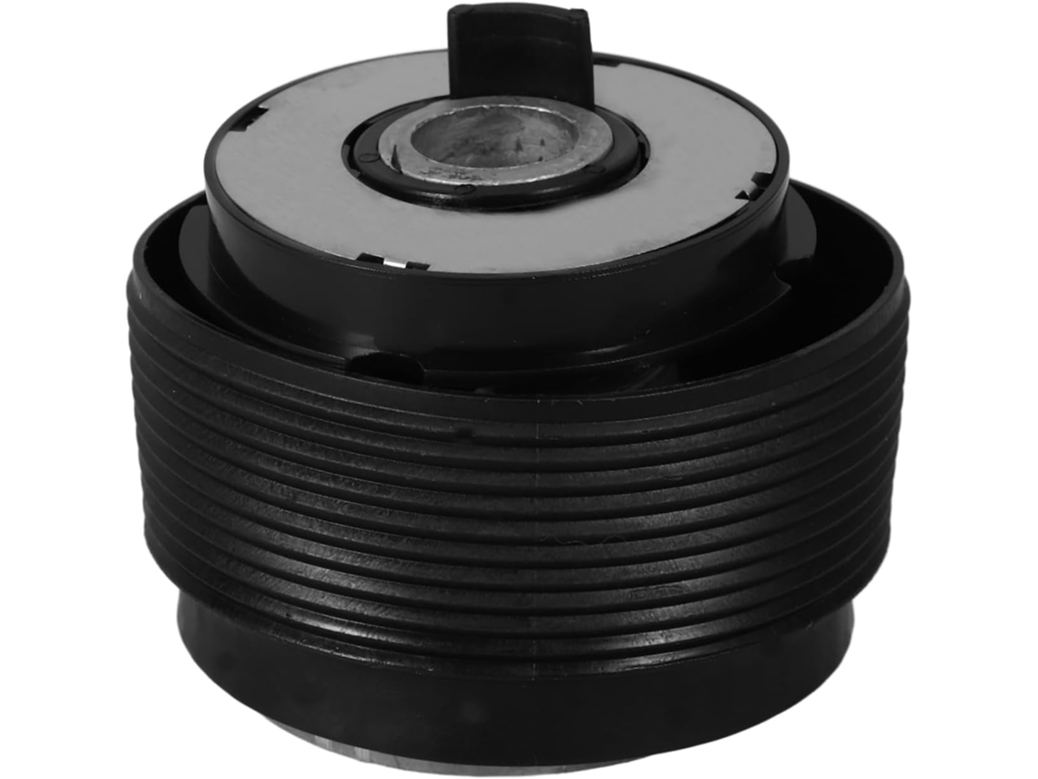 Adaptador De Desconexão Do Volante Em Alumínio Preto E Plástico