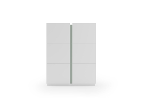 Sapateiro HERDASA Hessa Branco, Verde (90 x 95 x 35 cm)