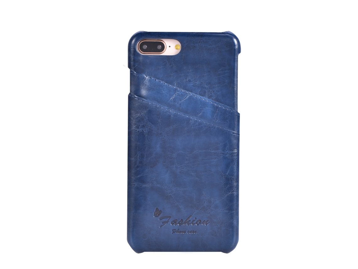 Capa de Couro Pu LAXISCREED para Iphone 7 Plus/8 Plus com Slot de Cartão