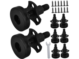 Conjunto De 8 Niveladores Móveis Ajustáveis, Resistentes, Para Armários, Cadeiras E Mesas Confiáveis