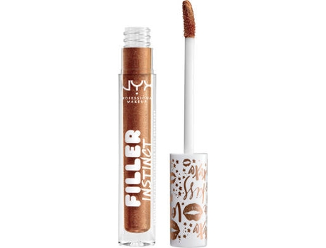 Esfoliante de Lábios NYX PROFESSIONAL MAKEUP Filler Instinct Plumping Lip Polish Lip Gloss Shade 05 - New Money (50.0 gr)