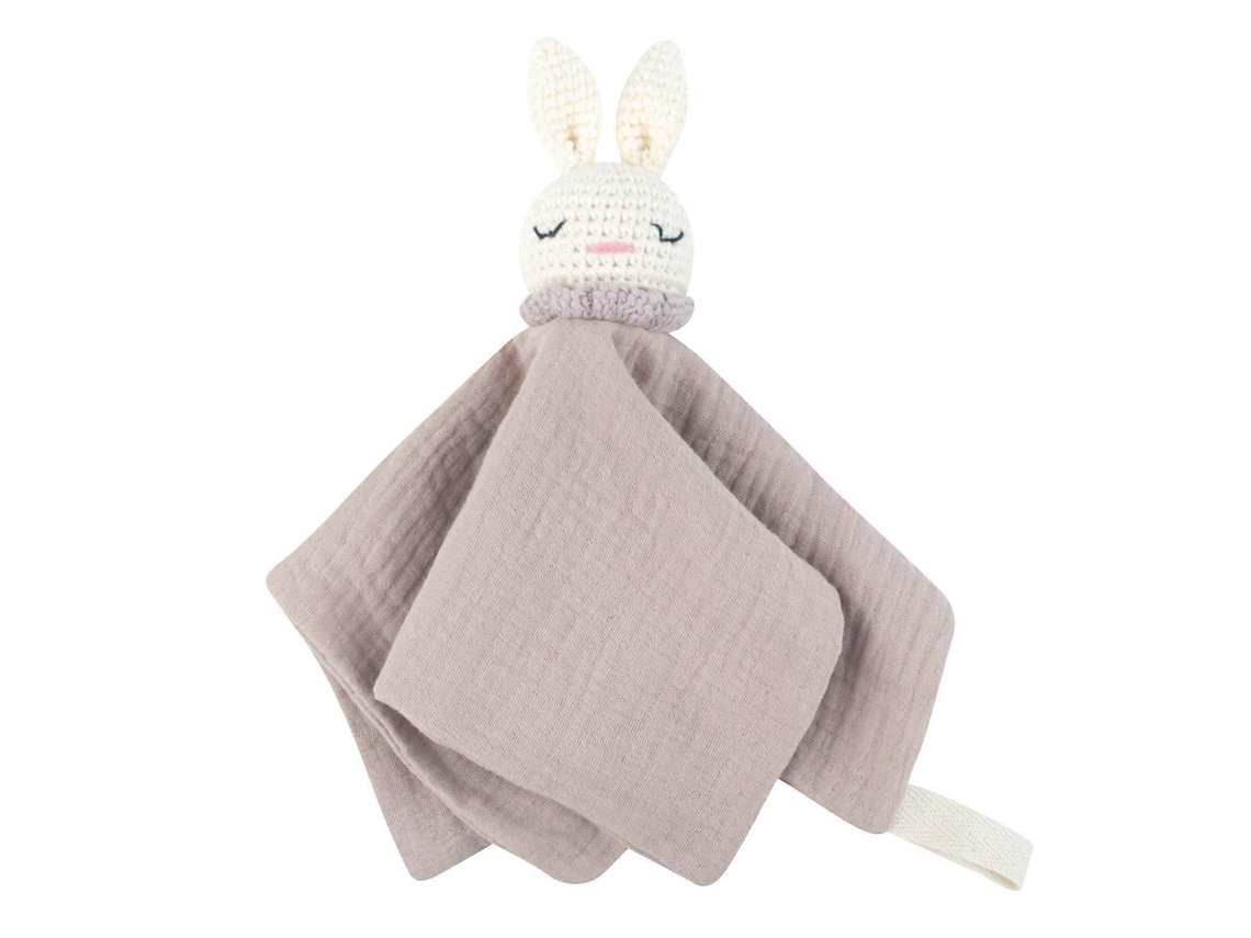 Babador De Crochê Com Coelho Para Amamentação, Manta De Segurança Para Meninos E Meninas, Toalha Calmante Respirável Para Bebês, Babador Para Aca