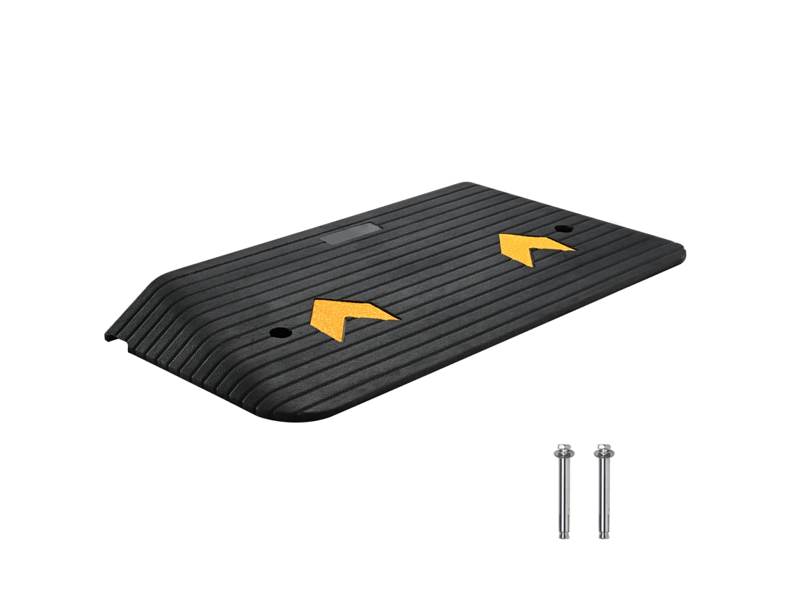 Rampa De Borracha Para Soleira Succebuy, Entrada E Lancil Com 3 Polegadas De Altura E Capacidade Para 33.069 Lb De Carga