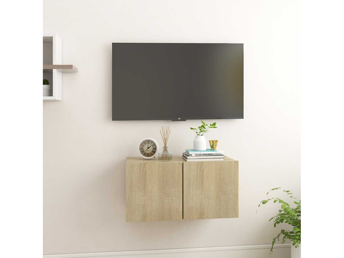 Vidaxl Móvel de Tv para Parede 60x30x30 Cm Carvalho Sonoma