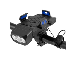 Luz de Bicicleta 3 em 1 recarregável USB BRILVIBERA