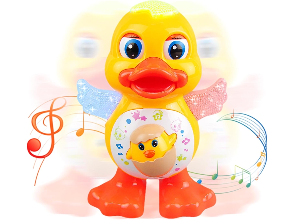 Pato Dançante De Brinquedo, Patinho De Brinquedo | Animal Cantor Com Luz Led A Pilhas Para Casa, Apr Gokoco