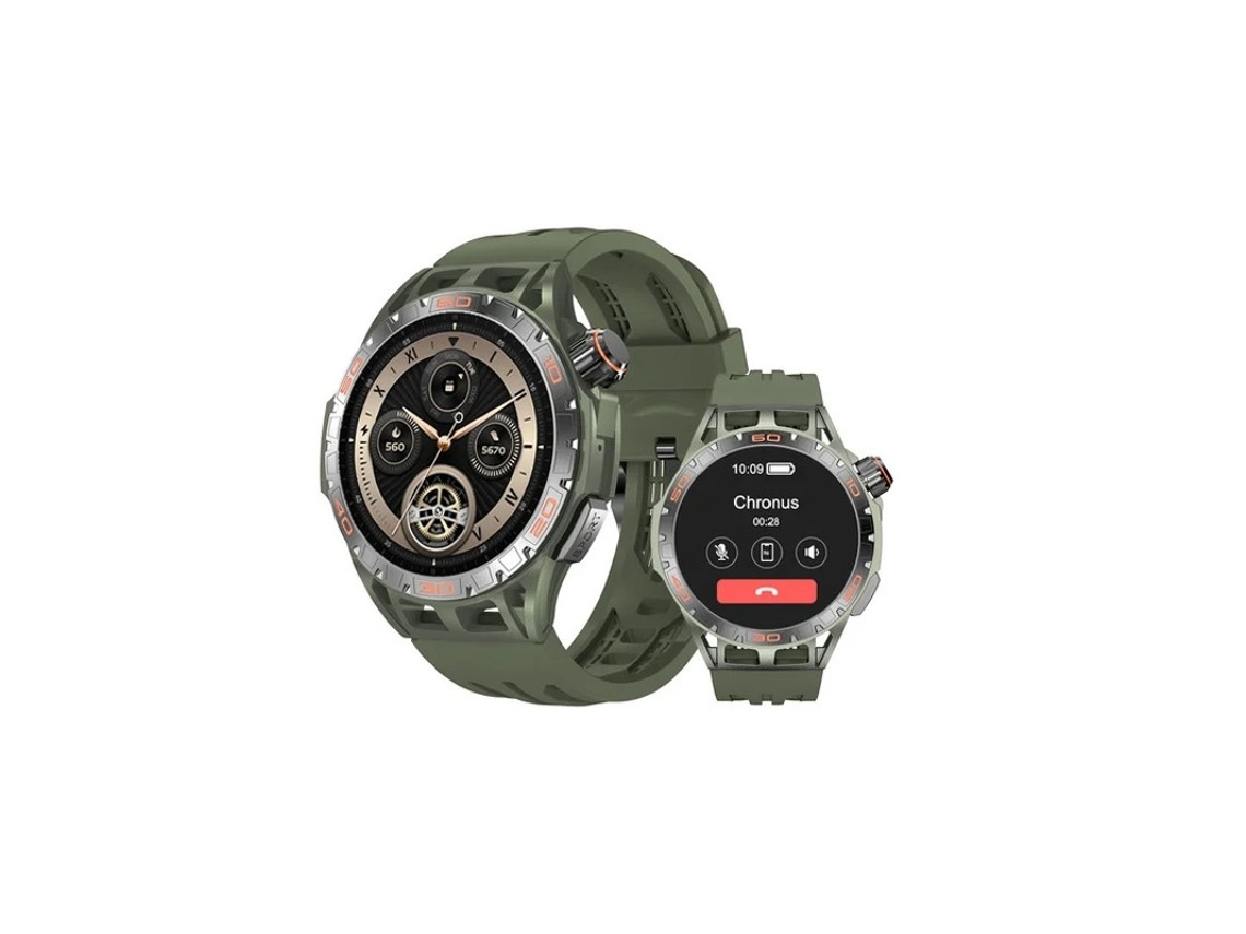 Smartwatch Bestvite La102 Para Homem 1.43tela Amoled Ai Voice Assistant Verde