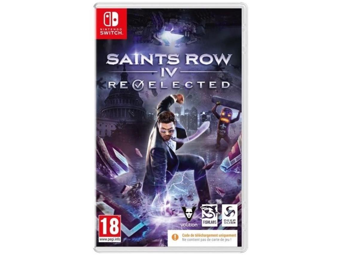 Saints Row Iv: Código Reeleito em Uma Caixa Nintendo Switch