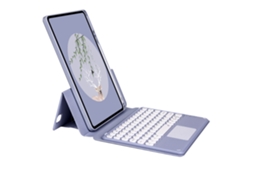 Lurelia Capa Com Teclado Bluetooth Para Ipad Air 3 Com Capa Giratória Magnética E Teclado Touchscreen