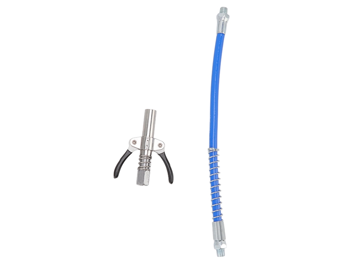 Conector De Graxa Com Mola Dupla Trava 30,5cm Mangueira G1/8