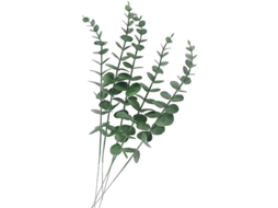 Nova Line 16 Ramos de Folhas de Eucalipto Artificial Cinza verde para Decoração Floral em Casa, Escritório e Casamentos