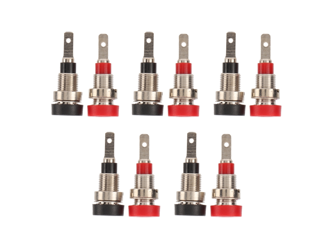 10pcs Soquete Banana Latão 2mm Conector Terminal para Equipamentos Industriais Automóveis S/MARCA