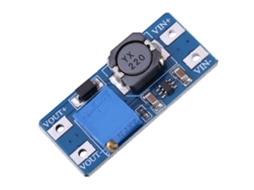 Módulo conversor boost DC-DC ajustável 2V-28V 2A
