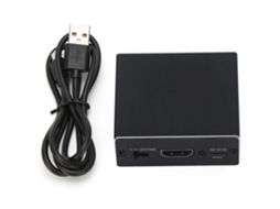 Aetheria extrator de Áudio Hdmi 4k com Splitter Spdif Rca, 3 Modos de Áudio Pass 2.0ch 5.1ch, Abs