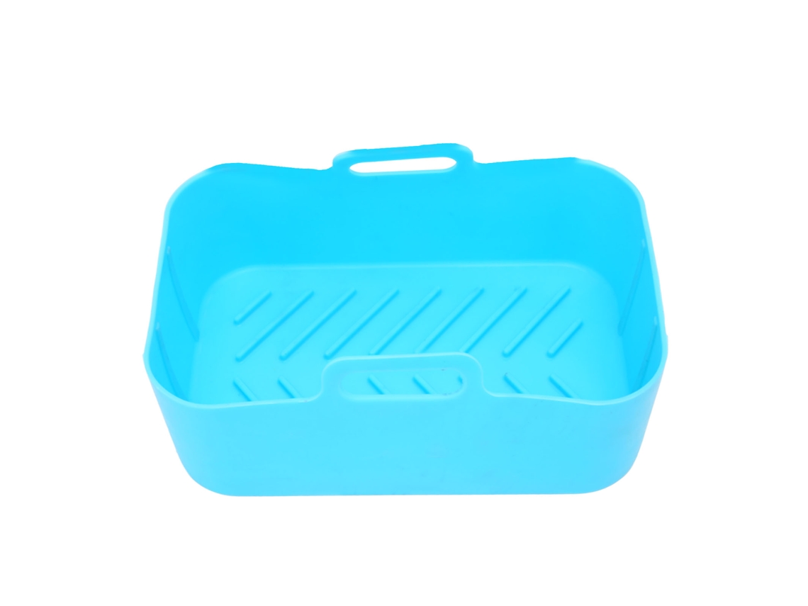 Panela de silicone antiaderente reutilizável para Ninja Foodi DZ201, 8qt, azul | S/MARCA