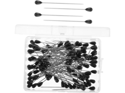 Alfinetes Em Formato De Gota Com Cabeça De Pérola Para Costura E Patchwork, Embalagem Com 100 Unidades, Cor