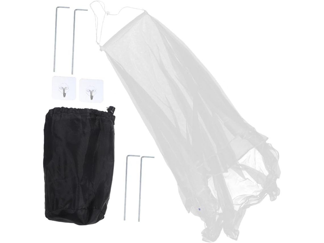 Mosquiteiro Portátil Para Cama De Casal, Ideal Para Camping E Atividades Ao Ar Livre Dimensões Adequadas Diversas