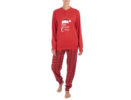 Pijama de Natal Manga Comprida 42166 Mulher BLANCA HERNÁNDEZ