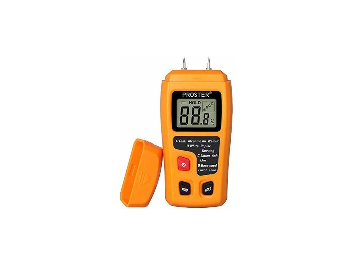 Medidor De Umidade, Visor Lcd, Com Luz De Fundo, Profissional E P