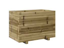 Garden Planter, Garden Planters Vidaxl Marrom Madeira De Pinho Impregnada (70 X 40 X 49.5 Cm)