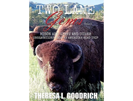 Livro Two Lane Gems, Vol. 2 Bison Are Giant And Other Observations From An American Road Trip De Theresa L Goodrich (inglês - Capa Dura)