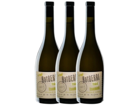 Vinho ITSASMENDI Itsasmendi Batberri Hondarribi Zuri Bizkaiko Txakolina (0.75 L - 3 unidades)