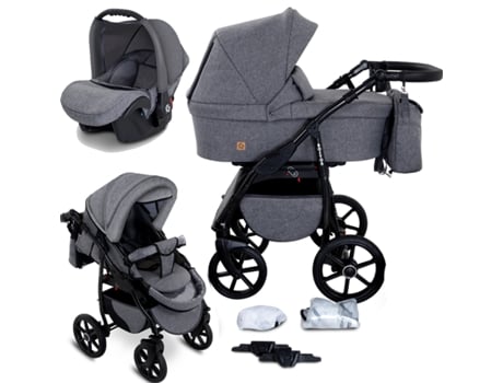 Boston 3 En 1 Cochecito Para Bebé Con Silla De Auto Gagadumi