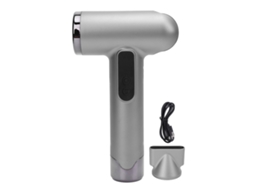Aetheria secador de Cabelo Sem Fio Recarregável Via Usb 15000mah Portátil Compacto 200w Prata