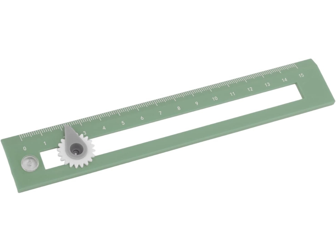 Bússola Genérica de Alta Precisão para Desenho E Medição, Design Dois Em Um, Perfeita para Estudantes, Plástico, 17x 3x