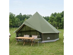 Vidaxl Barraca Tipi 10 Pessoa Verde-azeitona Poliéster E Aço