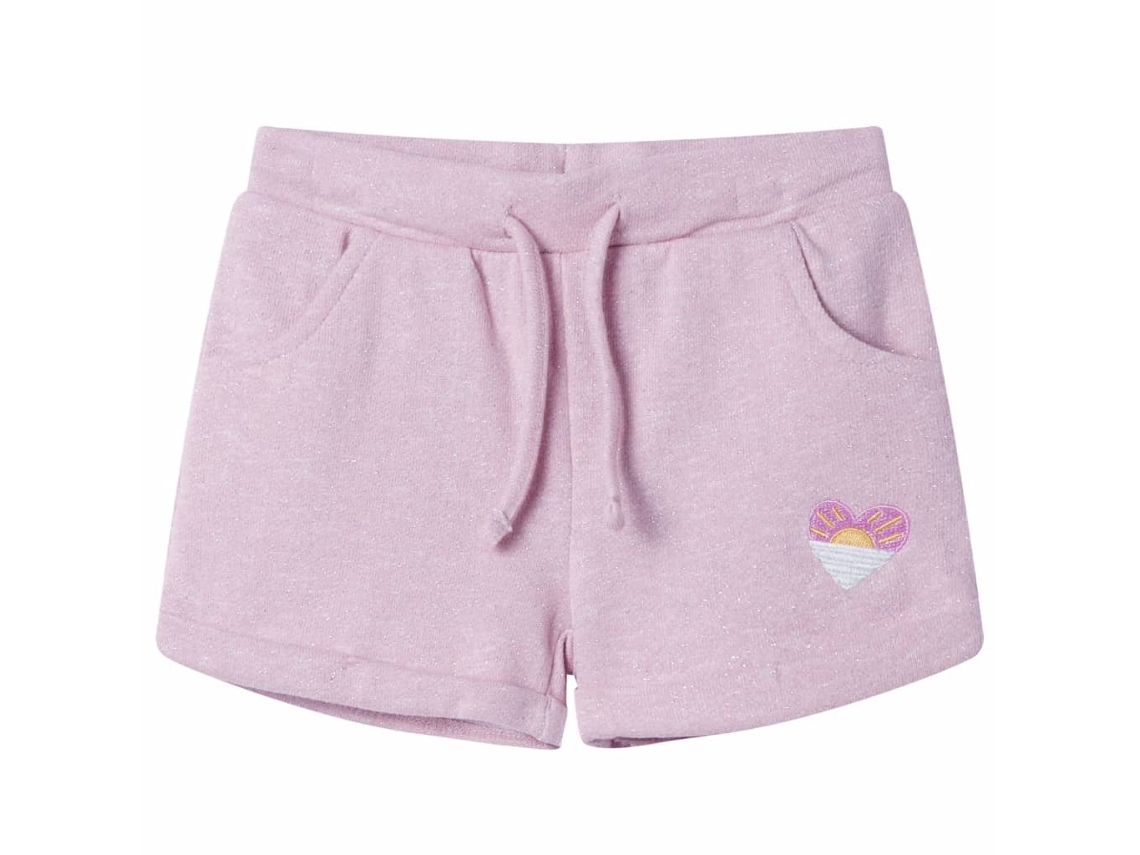 Calções De Criança Com Cordão Lilás Misto 128
