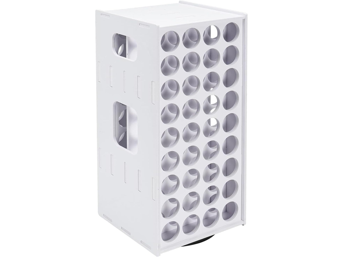 Organizador de Tintas - Suporte para com 72 Orifícios, Torre Vertical Giratória Armazenamento Artesanais