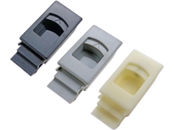 Fivela De Caixa Plástico Resistente À Corrosão Com Alça Oculta Xg05-016 Cinza