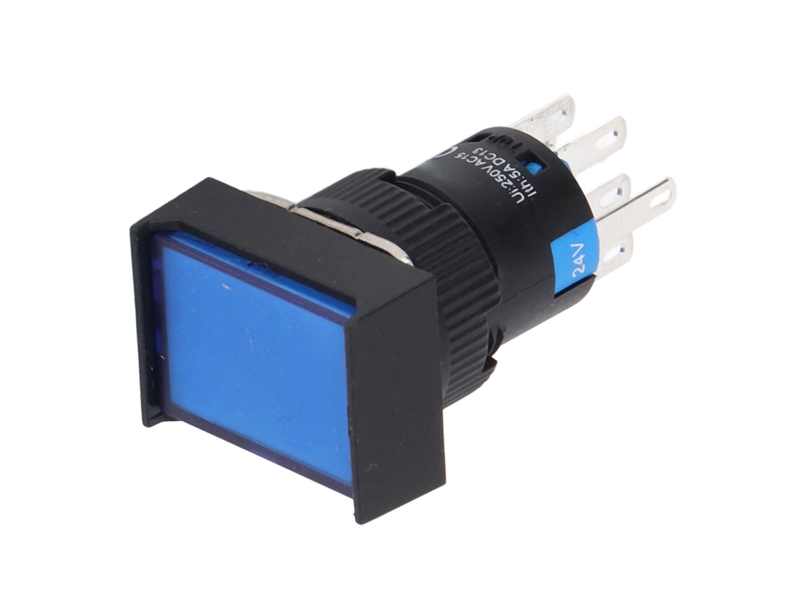 Interruptores Push button de Trava Automática 25 Unidades 24v Ac/dc