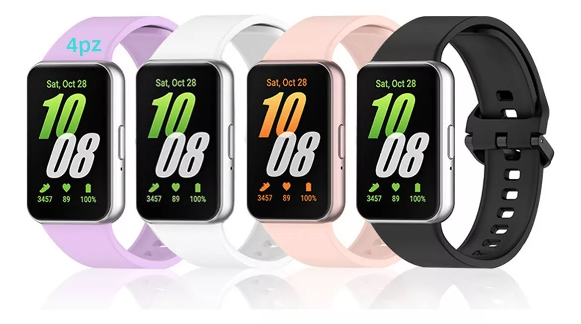 Pulseira Premium Para Samsung Galaxy Fit 3 (4 Unidades)