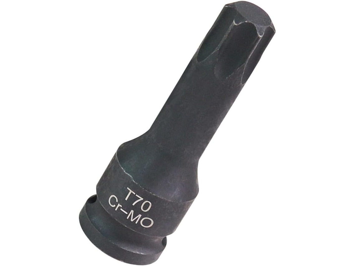 Soquete Hexagonal Profissional T70 Com Cabo Ergonômico, Ideal Para Remoção Segura De Parafusos E Manuseio Soquetes Em