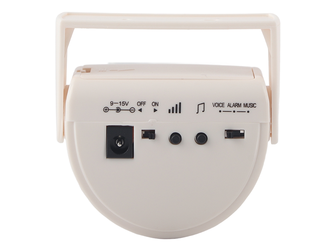 Campainha Sem Fio com Sensor de Movimento Infravermelho Música Alarme Primerox