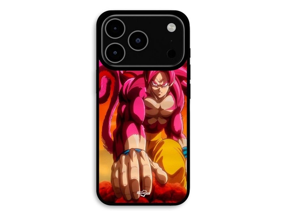 Capa Para Iphone 17 Pro Dragon Ball Daima Goku Transformação Ssj4 Maniacase