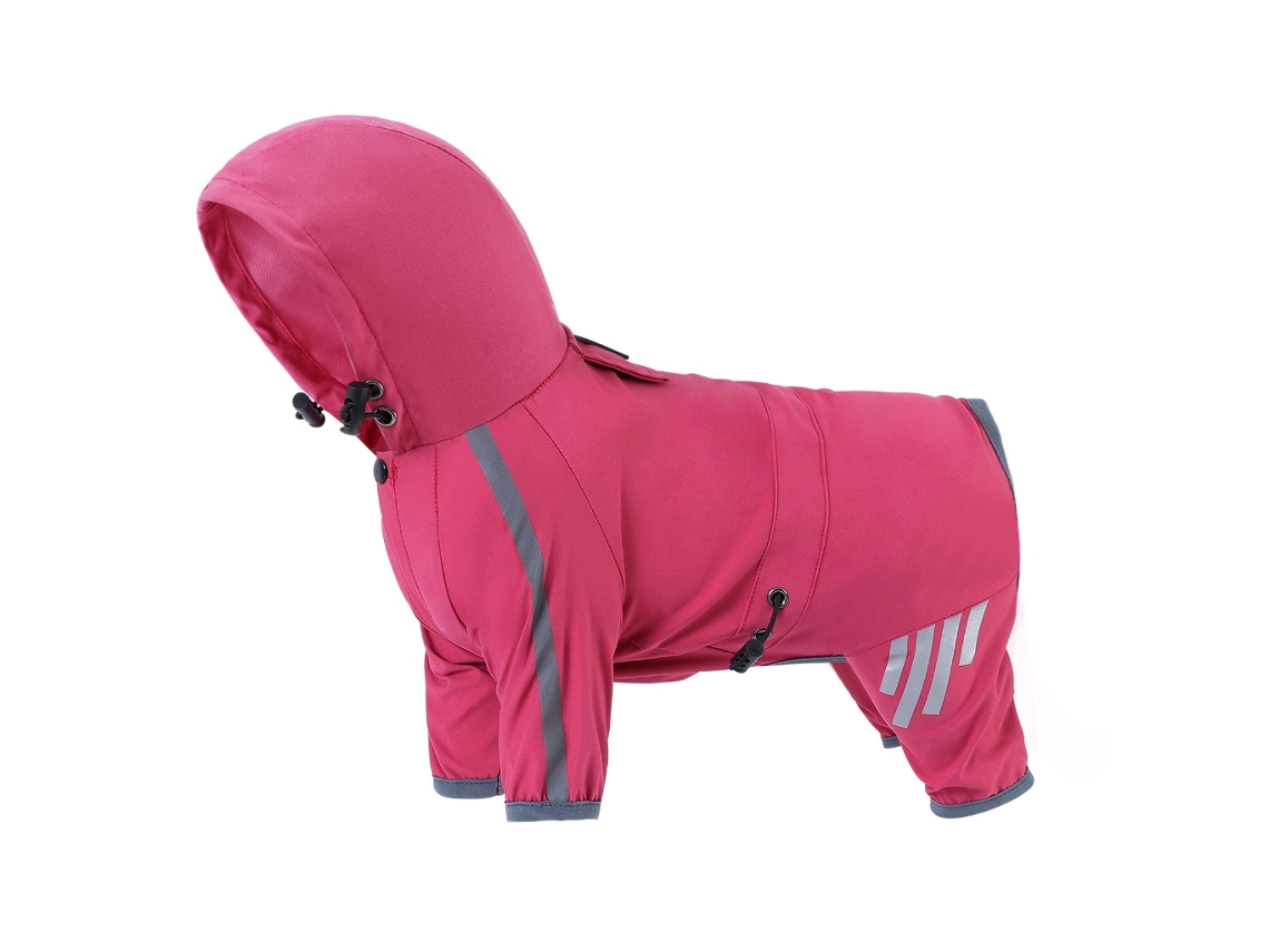 Capa De Chuva Canina, Refletora, Impermeável