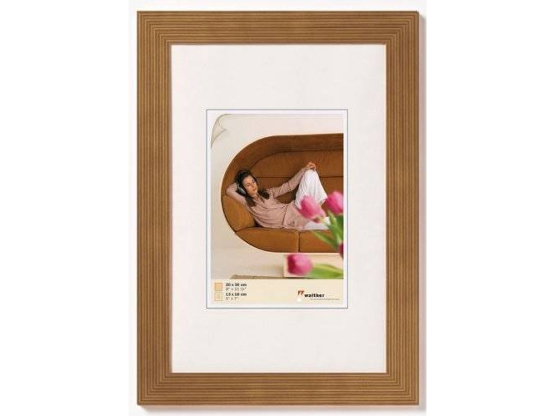 Moldura WALTHER DESIGN Grado 13x18 Madeira