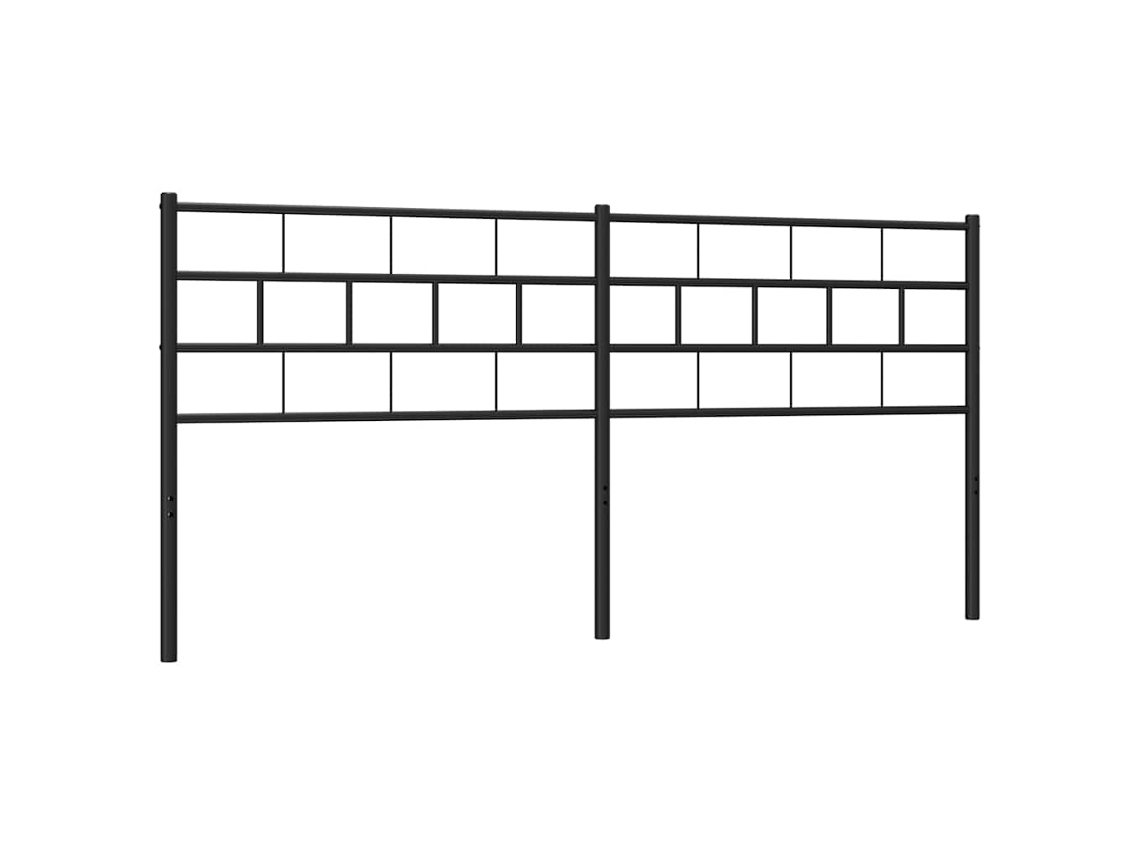 Headboard, Headboards Vidaxl Preto Aço (193 Cm)