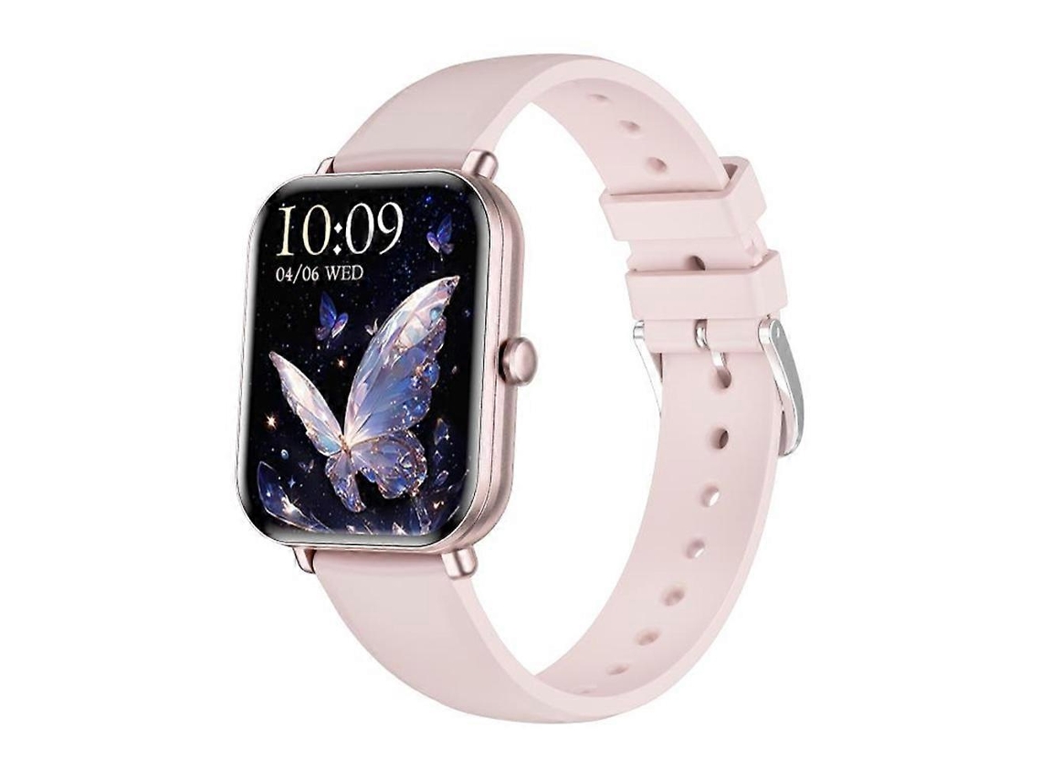 Smartwatch KM66 com tela colorida de 1,75 polegadas e pulseira de silicone, compatível com chamadas Bluetooth VONKELIOS