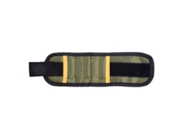 Pulseira magnética para ferramentas, ideal para parafusos, porcas e brocas, para eletricistas. Cor: Verde Militar.