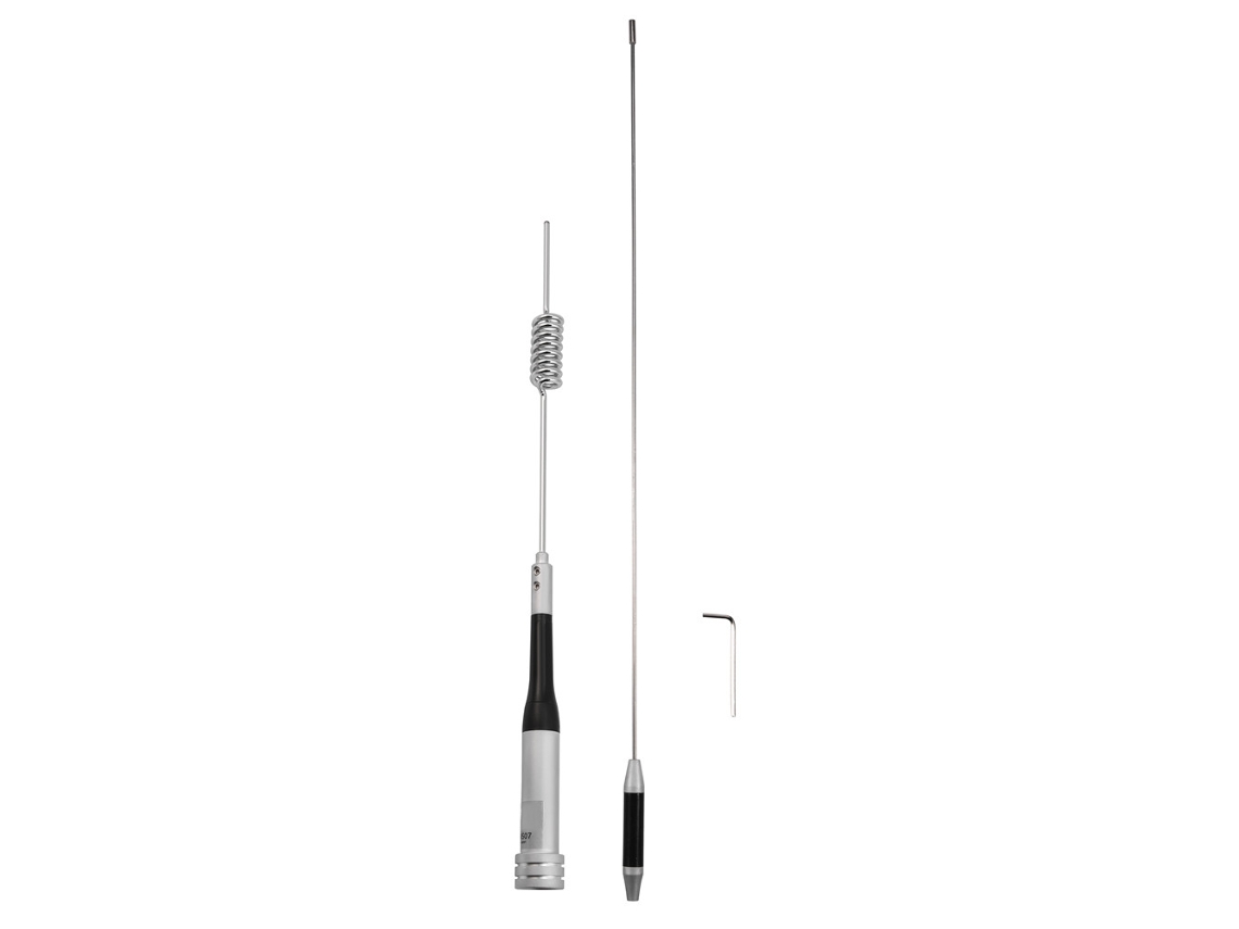 Antena Para Rádio Carro Ganho Alto Banda Dual Uv