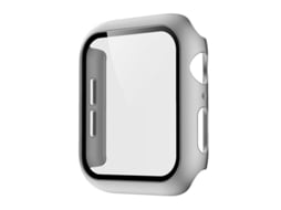 Capa protetora de cristal cinza Gift4me para Apple Watch SE 3 40 mm
