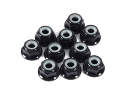 Parafusos autoatarraxantes M4 com inserto de nylon anodizado, conjunto de 10 peças, parafusos de alumínio para fixação de parafusos sextavados.