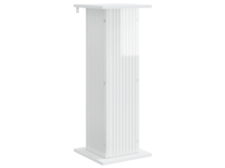 Conjunto 1 Suporte Moderno Para Plantas Vidaxl Branco Derivados De Madeira (30,5 X 30 X 80,5 Cm)