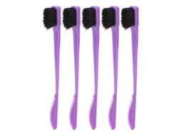 Peças Pente Para Sobrancelhas Duplo Lado Nylon Multifuncional Sunflare