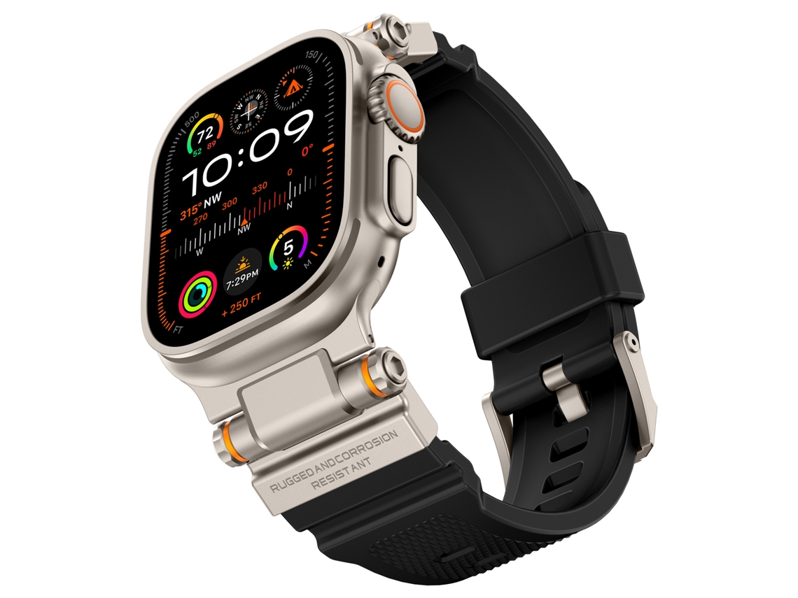 Bracelete para Apple Watch 44/45/46/49mm XIAOMOYU (preto Titânio)