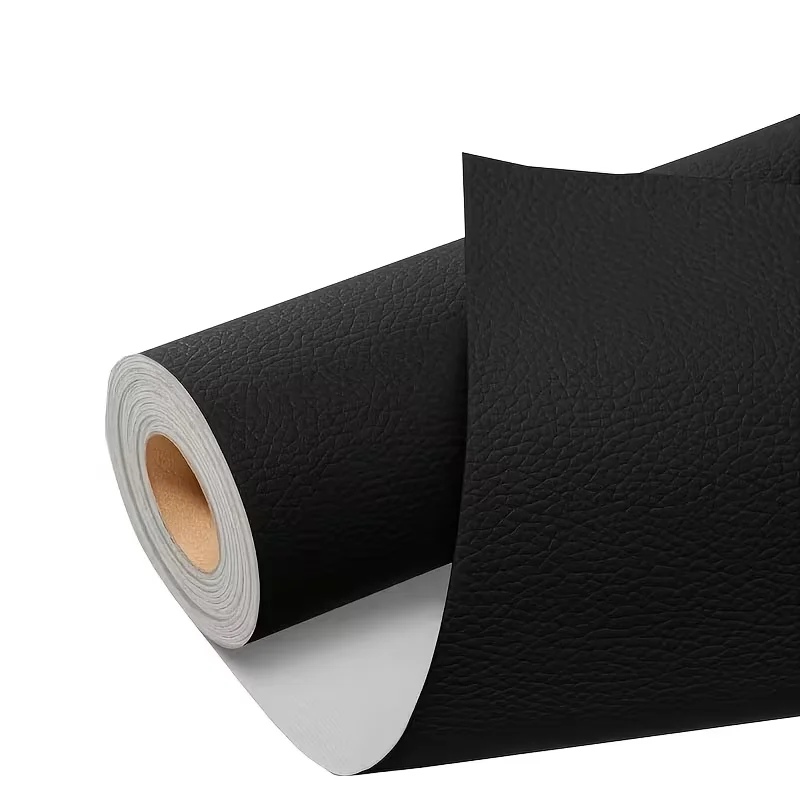 (preto, 50x300cm) Couro Autoadesivo, Remendos Para Reparo De Couro, Couro Sintético Pu, Reforma De Sofás E Assentos De Carro